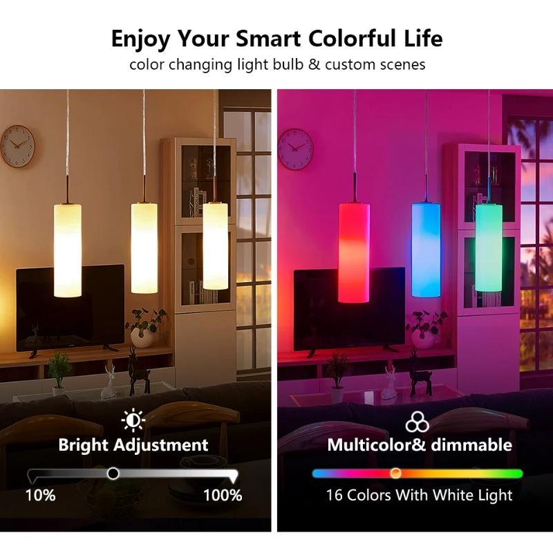 220V E27 LED Bombillas LED 3W 5W 10W 15W IR Remote Control Changeable Colorful RGB LED Lamp Spotlight Bulb Christmas Halloween Atmosphere Lights