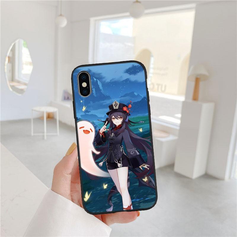 CJ60 Genshin Impact Soft Shell Phone Case for Redmi Note 10 11 12 Pro Max 10S 10C 10T 11A 11S 12S 12C