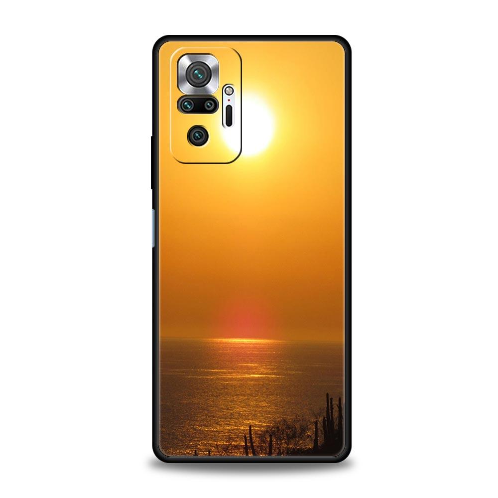 Sunset Sunset Glow Sea Phone Case For Xiaomi Redmi Note 15 14 13 12 5G 11 10 Pro Plus 4G 9S 14C 13C 12C 10C Soft TPU Cover
