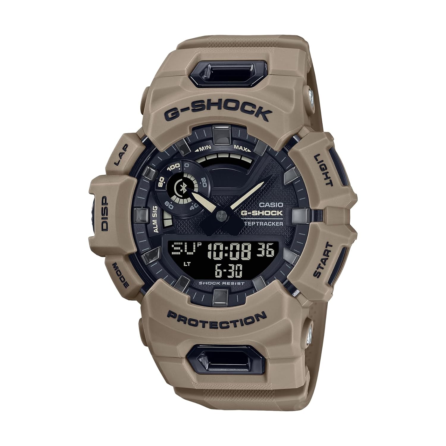 Casio G-Shock wristwatch smart watch Bluetooth G-SQUAD GBA-900UU-5A military khaki
