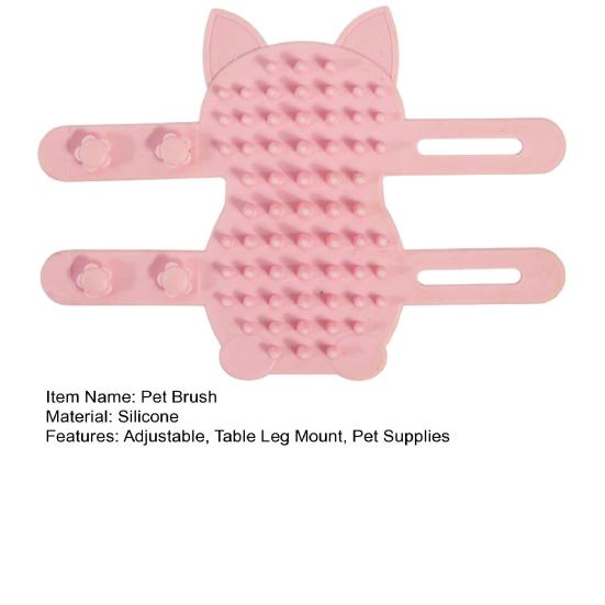 Cat Table Leg Face Scratcher Adjustable Indoor Cats Silicone Self Groomer Massage
