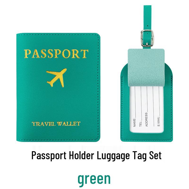 Cross-Border Luggage Tag & Passport Holder Set
