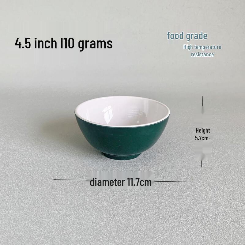 777 Two-Tone Melamine Rice/Soup Bowl