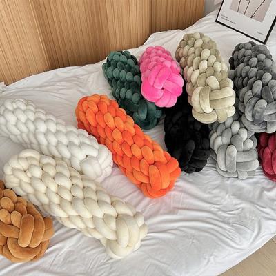 Knot Pillow Super Soft Elastic Shell Shaped Washable Home Sofa Couch Decorative
