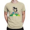 The Little Mole T-Shirt for Men  Vintage 100% Cotton Tees Round Neck Short Sleeve T Shirts Gift Idea Clothes