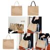 Retro Large Cotton Linen Tote Bag Minimalist Design Ideal For Shopping And Casual Use