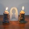 Little Buddha candle silicone mold DIY Amitabha Buddha shape Chinese elements hand-made candle mold