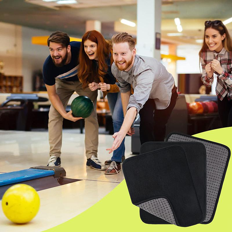 Mikrovláknový čisticí ručník na bowling Protiskluzová bowlingová semišová podložka Pratelný odstraňovač prachu a nečistot Lešticí podložky Vybavení