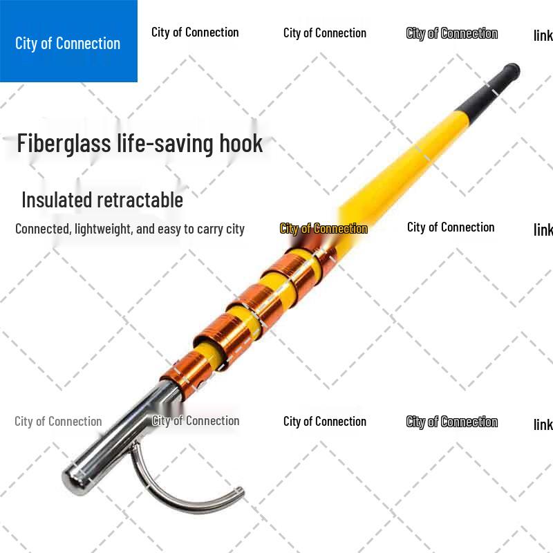 Telescopic Fiberglass Water Rescue & Salvage Hook
