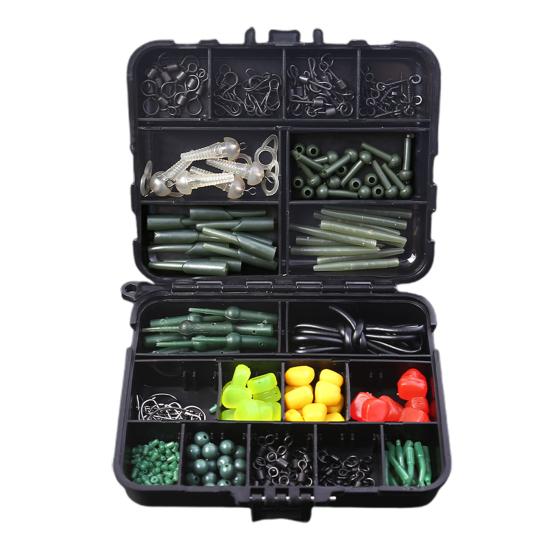 Fishing Hooks Accessories Set with Storage Case Rust Resistant Lightweight Compact Portable Fishing Rig Kit