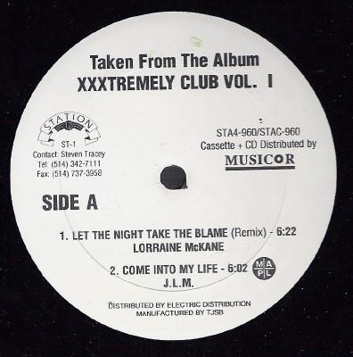 

12inch Record VARIOUS Taken From The Album XXXtremely Clu ST1 Station 12 Reco 1994 Canada Dance Electronica Used
