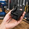 Battery Dock Adapter Base with Cable Ends, 18V Output Unit for DIY Users, Temporary Equipment Supply, Shop Tasks, and Field Applications