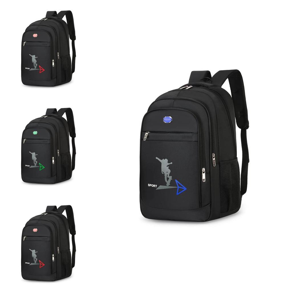 Oxford Fabric Casual Travel Backpack For Men And Women With Breathable Design And 16in Laptop Storage