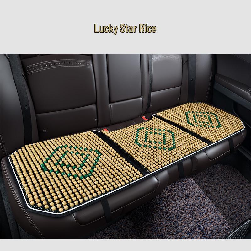 Atmungsaktives Autositzkissen mit Holzperlen - Sommerkühlung & Ganzjährige Belüftung