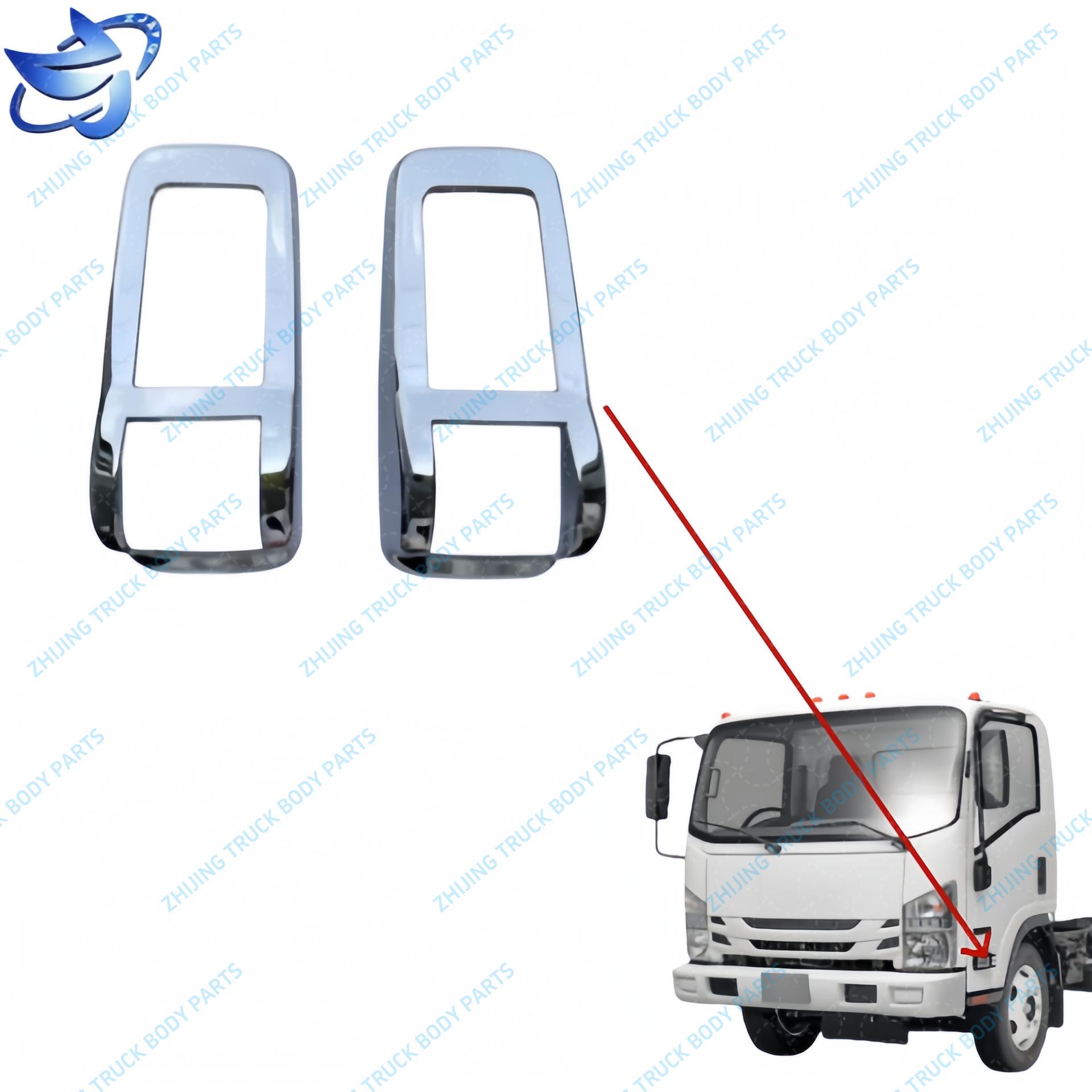 2008 ISUZU 700P NPR Chrome Door Side Light Frame