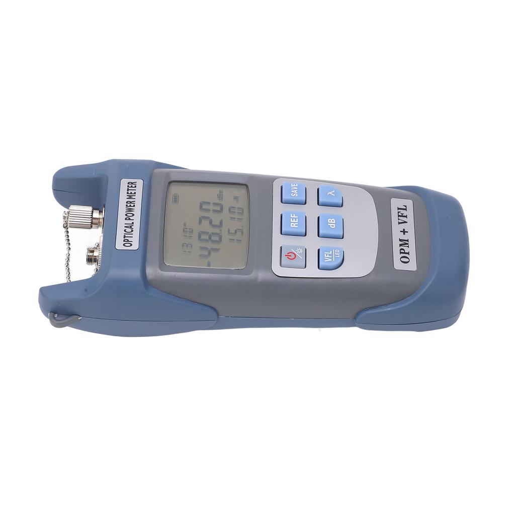 Optisk effektmåler med høy effektivitet 10MW 10km utgangsavstand optisk effekttester med LED-lys