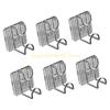 Damage Release Adhesive Hook Strong Hold Bathroom Storage Plastic Hook for Wet Towels Toothbrush Cup Organizing Top Sale