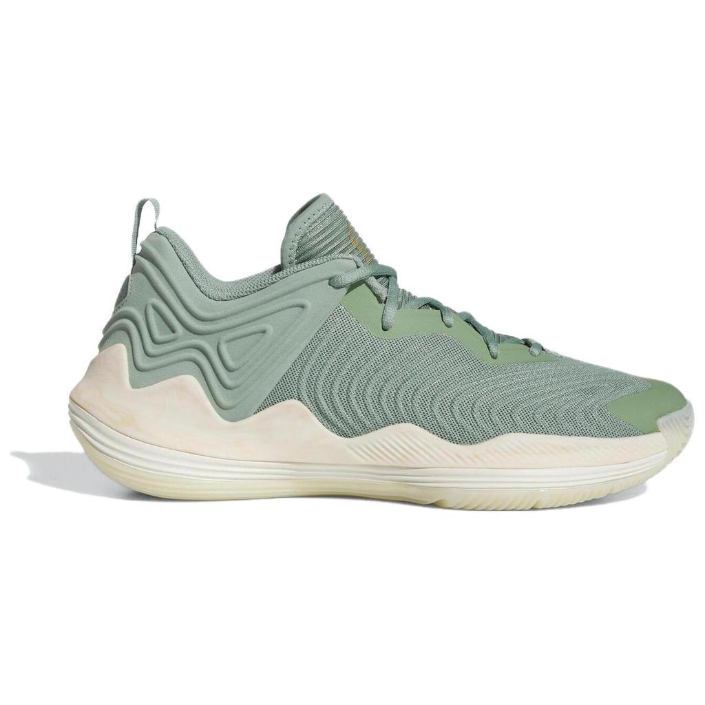 Adidas D Rose Son of Chi 3 Silver Green Men Sneakers Gold-Metallic Off-White IE9234