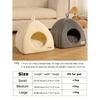 New Triangle Closed Cat Bed Warm Thickened Pet Nest Deep Sleep Cave House For Cats & Small Dogs Bed Cat Tents