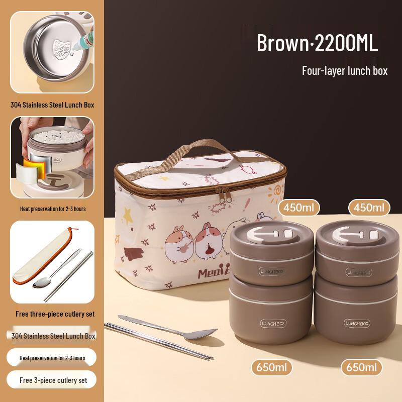 ZISIZ Портативный ланч-бокс для микроволновой печи