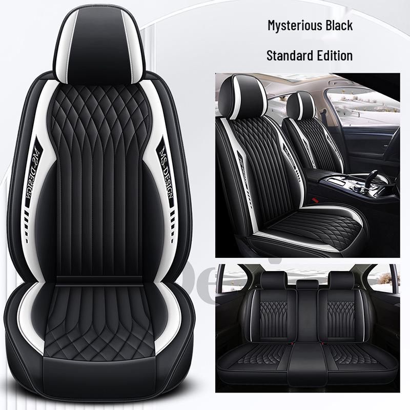 2024 All-Season Universal Full Surround Leather Car Seat Cushion Cover