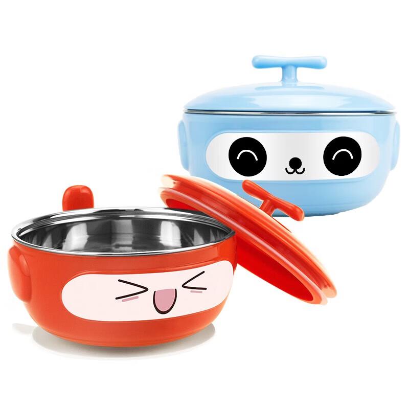 Yingshiwei Cartoon Airplane Baby Feeding Bowl
