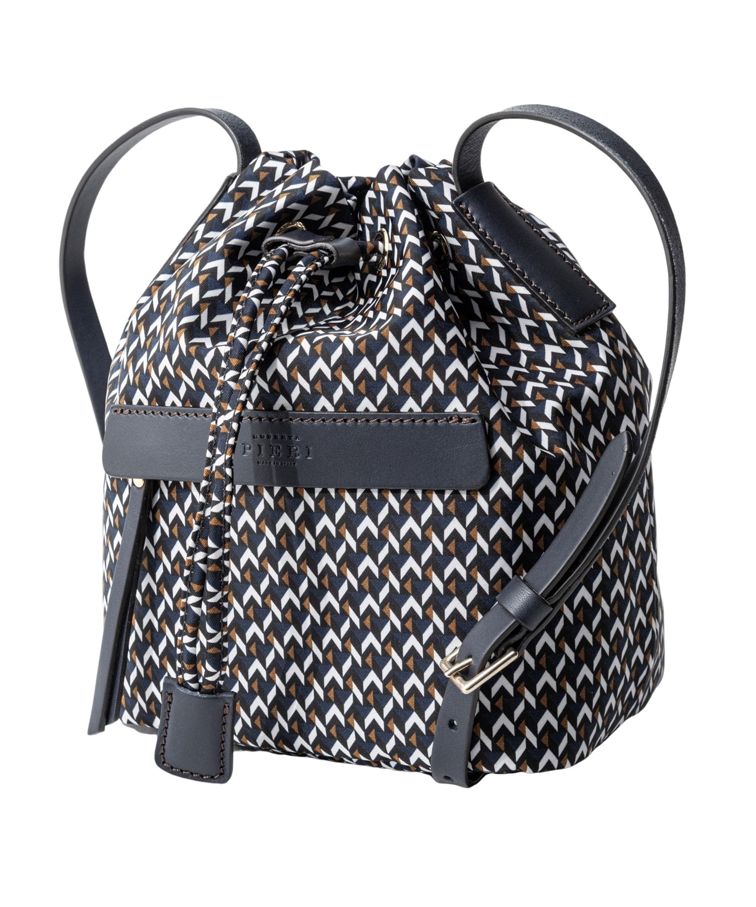 

Roberta Pieri TATAMI MINIDRAWSTRING SMALL Shoulder Bag for Women [Used] синій