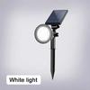 1/2 ks solární napájená 7LED lampa nastavitelná solární bodové světlo zapuštěné do země IP65 vodotěsné krajinářské nástěnné světlo venkovní osvětlení