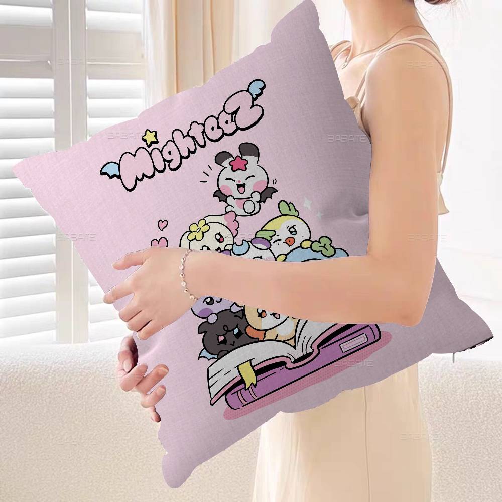 Kpop Group A-Ateez Pillowcase toon Gift Cushion Cover Bedroom Home Sofa Chair Seat Decor pillow case