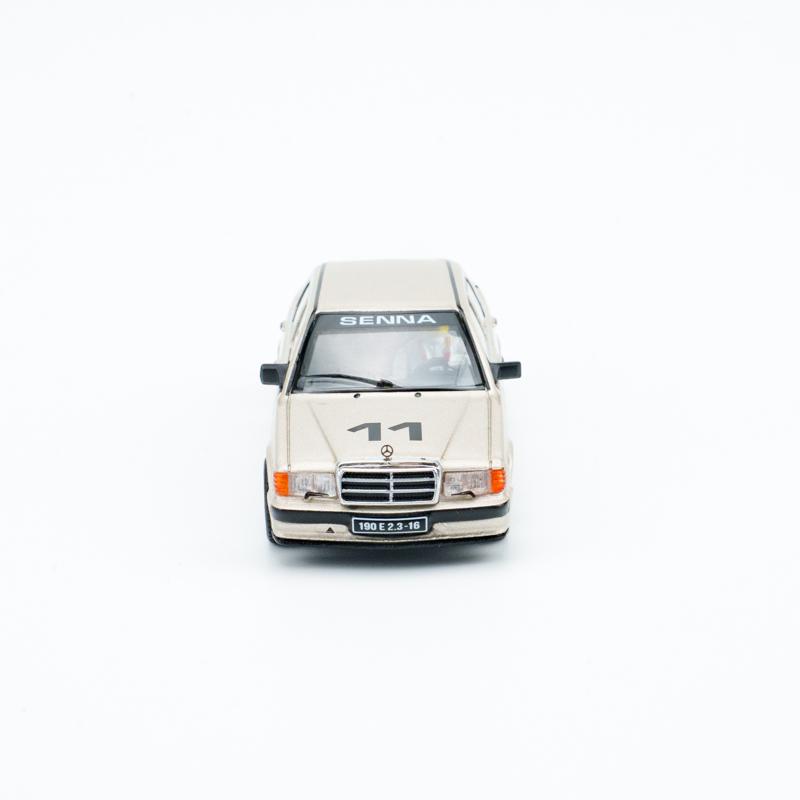 MINIGT 1:64 Mercedes Benz 190E 11 Ayrton Senna 1984 alloy car model 1076