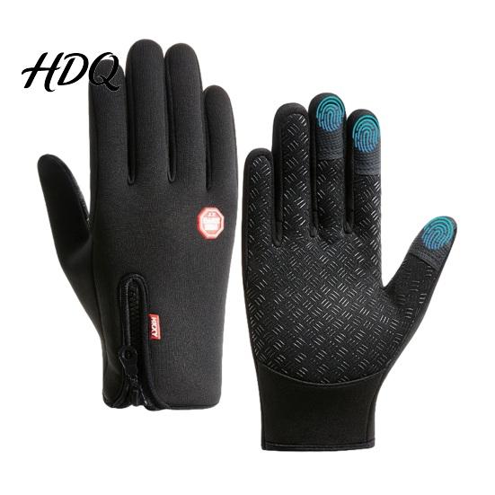 Thermal Touchscreen Cycling Warm Gloves Waterproof Winter Weather with Windproof Cold Anti-Slip Palms for Women