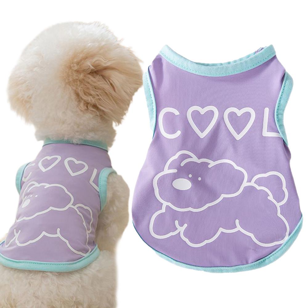 Summer Dog Clothes Dog Cooling Vest Soft Dog Shirt For Small Dogs Small Dog Shirt Chihuahua Clothes For Daily Wear Sports
