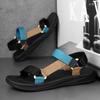 Fashion Men's Sports Sandals Summer New Open Toe Sandal Beach Shoes for Men Hiking Traveling Walking Comfortable Outdoor Wading Beach