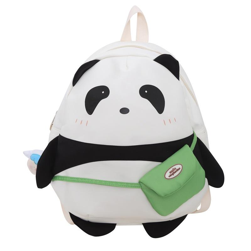 Schoolbag Cute Panda Bag Cartoon Backpack Ins Girl Soft Sister Mini Backpack College Student Class Small Schoolbag Female