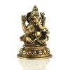 Pure Brass Lord Ganesh Idol, Gold, Hindu God Lord Ganesha, Ganpati Bappa Idol