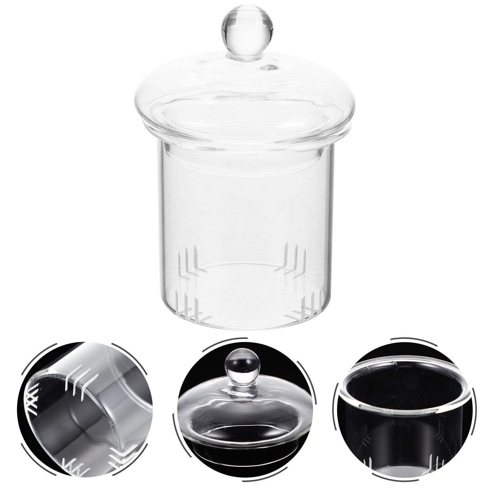 

Tea Strainer Infuser Glass Filterloose Colanders Strainers Teapot Leafsteeper Pot Lids Clear Filters Accessories Replacement 10X7.5X7.5CM прозрачный