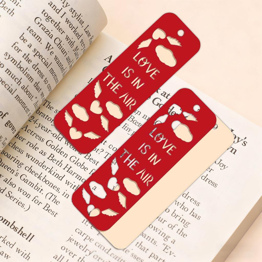 Bookmarks, Wooden Labels, Couple Gifts Valentine's Day Bookmark