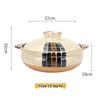 Bao Yi High-Temperature Japanese Ceramic Clay Soup Pot for Gas Stove