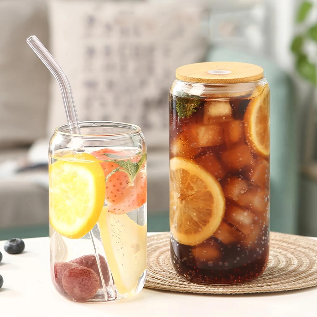 12Pcs Pink High Borosilicate Glass Straw Set Reusable Eco Friendly Drinking Straw for Smoothies Cocktails Bar Accessories