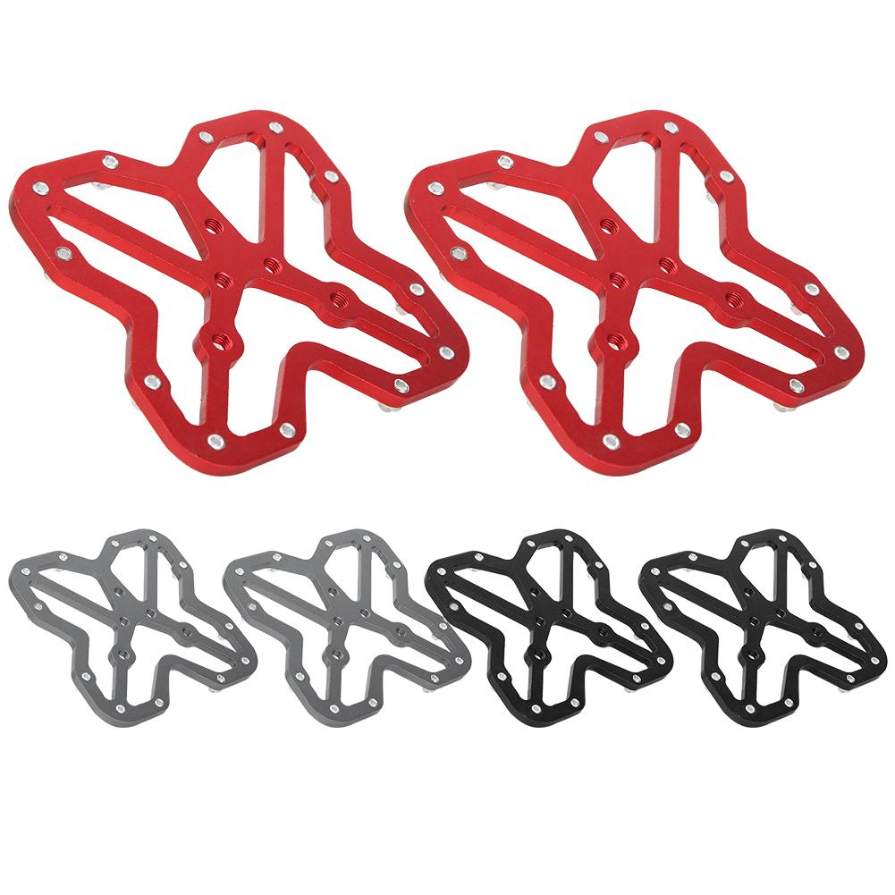 Lightweight Clipless Pedal  Adapters Bike Pedal Wear Resistant Bike Treadle Riding Road Bike for Mountain Bike Cycling