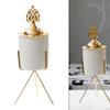 Ceramic Burner And Cone Holder ,Candlestick Home Table Centerpieces for Living Room Bedroom