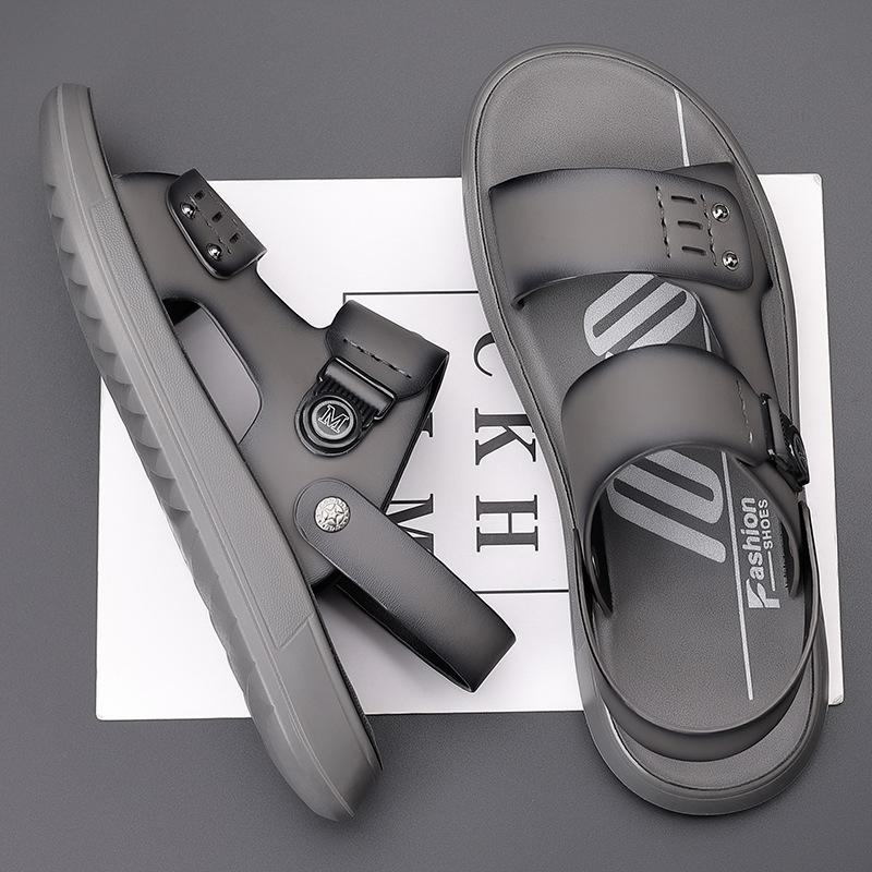 Men's Shoes Platform Sandals 2025 New Summer Soft-soled Beach Shoes Casual Cool Slippers Men 2025