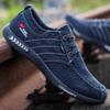 Scarpe da Ginnastica da Uomo 2025 Antiscivolo Suola Morbida Casual Maschili Lavoro in Denim Traspiranti Taglia 39-44 Sneaker alla Moda