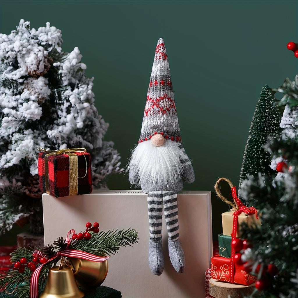 3pcs Holiday Christmas Gnome Doll Decoration Nordic Style Faceless Elderly Decoration , Hotel Christmas Parties Holiday Decoration