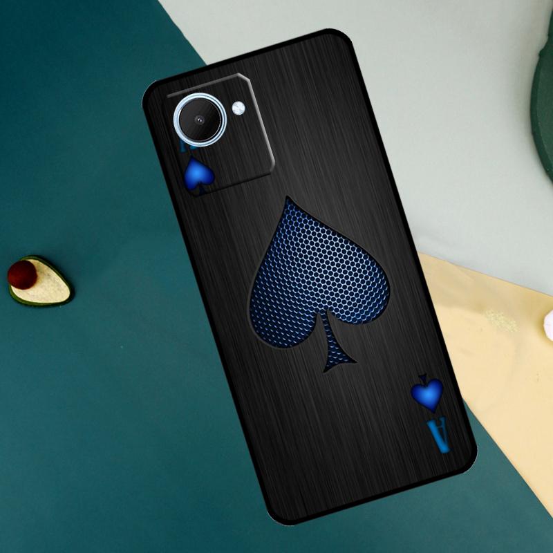 

Ace of Spades Poker For Realme GT7 Pro GT6 C67 C65 C63 C61 C55 C53 C51 C35 C71 C75 11 12 13 14 15 Pro Plus Case Realme 12 Pro Plus