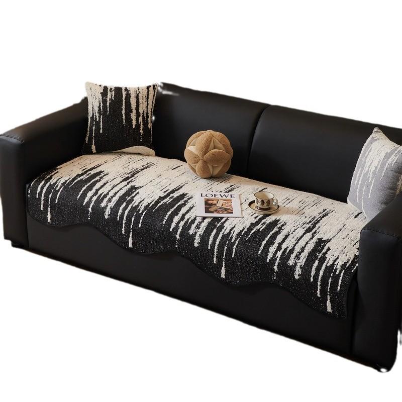 New Special-shaped Sofa Cushion Autumn and Winter Straight Non-slip Irregular Seat Cushion Cover Leather Sofa Cover Cloth Towel