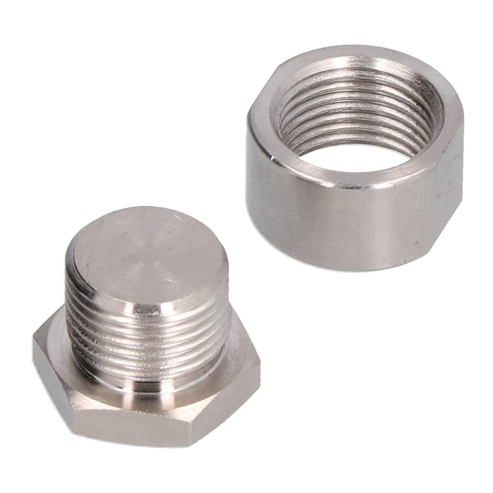 

Комплект для сварки гайки датчика кислорода O2, крепежная фурнитура из железа с гальваническим никелем M18 X 1,5