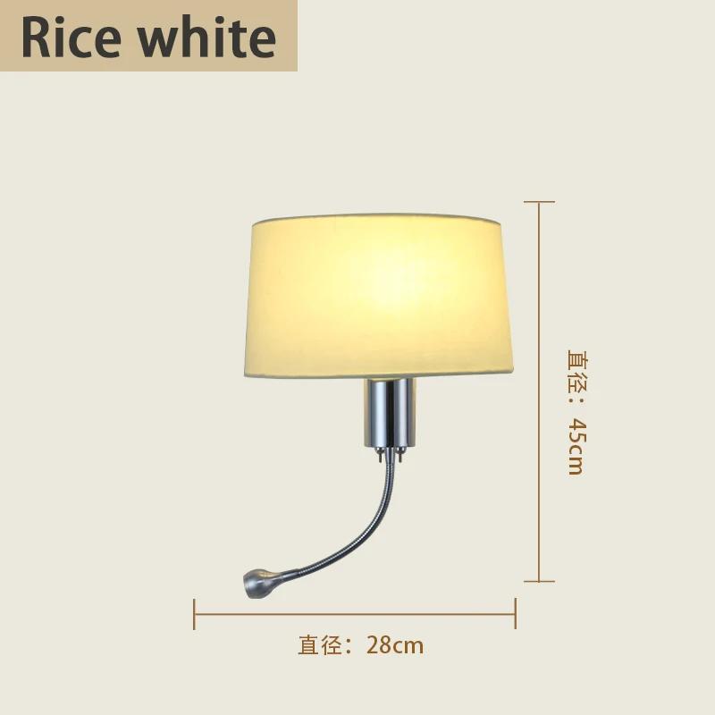 

Современный светодиодный настенный светильник Nordic Creative Fabric Лампа для чтения Спальня Прикроватная тумбочка Гостиная Коридор Отель Внутреннее освещение
