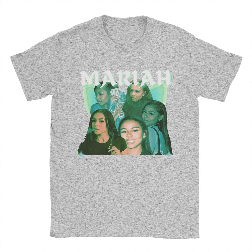 Bedrucktes Mariah the Scientist Vintage T-Shirt Herren Baumwolle Kurzarm O-Ausschnitt Sommer Top T-Shirt