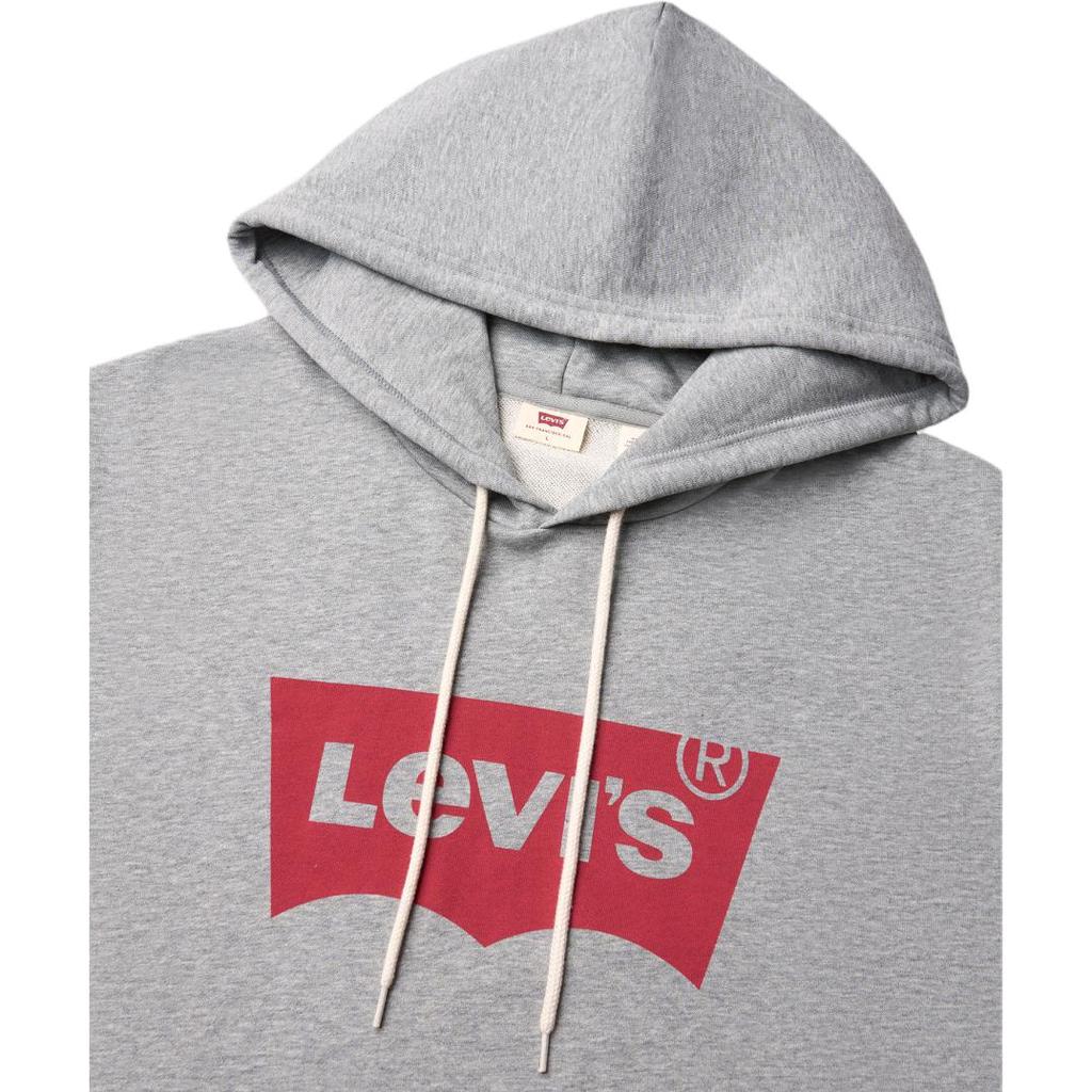 Levis Casual Comfortable Letter Logo Knitted Hooded Long Sleeve Sweatshirt Men Sweatshirt 003YT-0002
